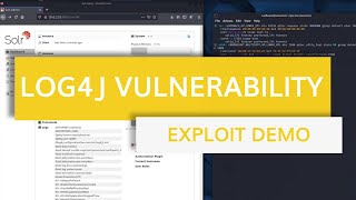 CVE202144228 Log4j Vulnerability Exploit Demo [upl. by Campagna]