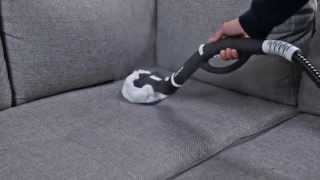 How to Clean a Fabric Sofa with a Steam Cleaner [upl. by Yursa]