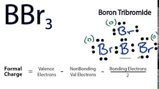 BBr3 Lewis Structure  How to Draw the Lewis Structure for BBr3 [upl. by Dong]