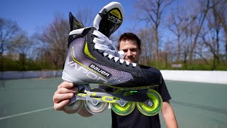 BAUER VAPOR 3X PRO INLINE SKATE HOCKEY REVIEW [upl. by Roselani]