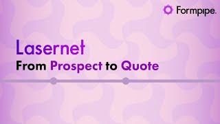 Lasernet From Prospect to Quote in Dynamics 365 [upl. by Bone681]