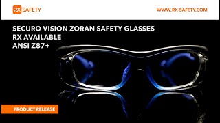 Safety Glasses Securo Vision Zoran  ANSI Z87  RX Safety [upl. by Eylrahc]