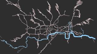 London Tube Map  Map verses location [upl. by Heisser178]