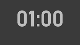 1 minute countdown timer  Font  Bahnschrift Semibold [upl. by Azeret]