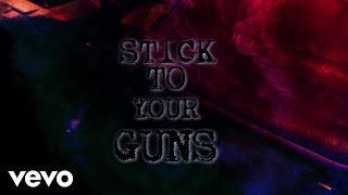 Sick Puppies  Stick To Your Guns Lyric Video [upl. by Kcirddec876]