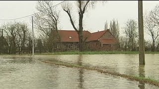 Floods in northern Frances NordPasdeCalais [upl. by Wallach]