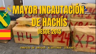 Intervenidas 25 toneladas de hachís en el puerto de Algeciras [upl. by Animehliw]