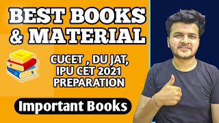 Best Books amp Study Material for CUCET  DU JAT  IPU CET 2021  Entrance Exams [upl. by Ginder]