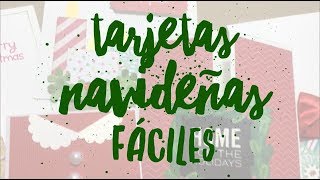 TUTORIAL P2 Las 10 Tarjetas de Navidad más Fáciles [upl. by Weyermann]