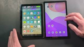 Amazon Fire HD8 Plus Vs Lenovo Tab M9 Speed Test [upl. by Wakerly25]