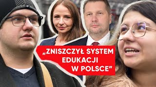 quotZniszczył system edukacji w Polscequot quotŁobuzquot Polacy krytykują ministra Czarnka [upl. by Aylat]