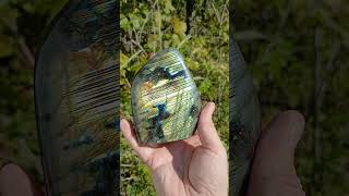 Labradorite Lives a Double Life crystal crystals minerals nature gems minerals [upl. by Haron375]