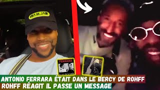 Rohff le mafieux Antonio Ferrara était présent a son Bercy Rohff Réagit [upl. by Ayyidas444]