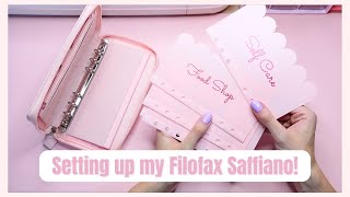 Unboxing My Filofax Saffiano  BudgetWithDee [upl. by Paco]