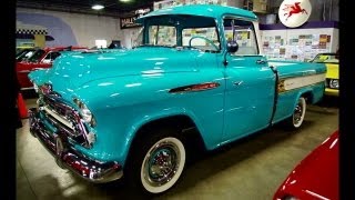 1957 Chevrolet Cameo Pickup 283 V8 4 BBL FourSpeed [upl. by Lrig]