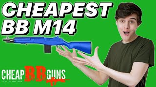 Is this the CHEAPEST AIRSOFT M14  Cheap BB Guns UK Review [upl. by Asilam]