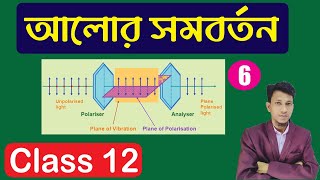 Diffraction And Polarisation Of Light Class 12 Part 6 In Bengali  Polariser Analyser Science Beta [upl. by Karoline]