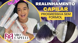 PROGRESSIVA SEM FORMOL MIO CAPELLI  ALISOU DE PRIMEIRA 🩷 [upl. by Nerot]