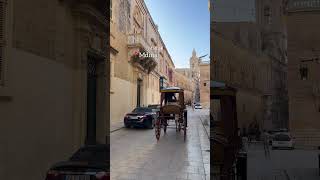 Mdina The silent city Malta 🇲🇹 beautifuldestinations malta travel [upl. by Fesuy]