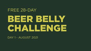 20 Minute HIIT workout  Beer Belly Challenge  August 2021  Day 1 [upl. by Ahsek496]