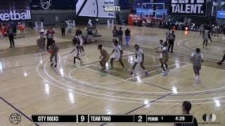 Courtland Muldrew  Team Thad  2024 Nike EYBL Highlights [upl. by Moser]