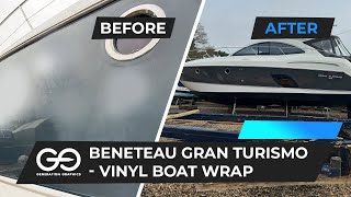 Beneteau Gran Turismo  Vinyl Boat Wrap [upl. by Nnylakcaj]