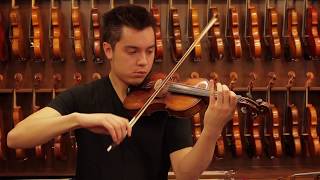 Joseph A Vigneron  Violin Bow Demonstration [upl. by Slavic884]