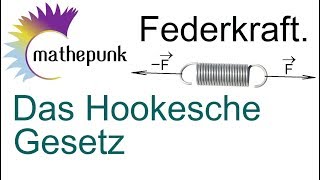 Federkraft Das Hookesche Gesetz [upl. by Cirala]