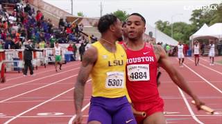 LSU And Houston Get Physical At Texas Relays [upl. by Iorgos]