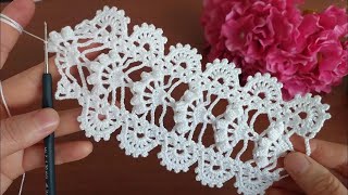 3D⚡💯🌷Crochet Flower💯👌 Mastering the Art of Elegant Crochet Lace Ranır Etol and Shawl Tutorial [upl. by Rehsa180]