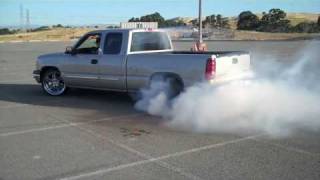 REAL BIGGEST BURNOUT EVER Chevy Silverado [upl. by Maharba202]