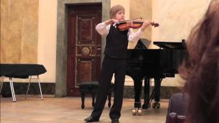 Antoni Ingielewicz 11 yo  Eugène Ysaÿe  Sonata no3 op 27 in D minor quotBalladequot [upl. by Sutit]