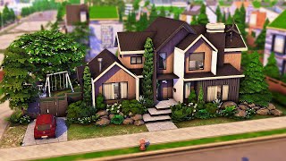 Modern EcoFriendly Family Home  The Sims 4 Speed Build [upl. by Samy]