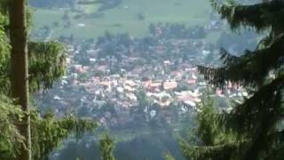 Oberammergau  Der Blick von der KolbensattelHütte [upl. by Grosz520]