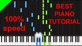 Nickelback  Lullaby piano tutorial [upl. by Niryt66]