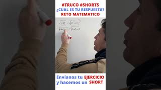 HACK MATEMATICO 🔥 Simplificar Resta de Raices Cuadradas Sin CALCULADORA 😱📚 SHORTS radicacion [upl. by Lonnie533]