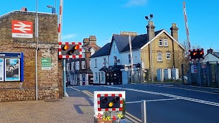 Addlestone Level Crossing Surrey [upl. by Bent620]