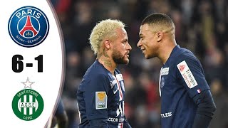 PSG vs Saint Etienne 6 1 All Goals amp Extended Highlights 2020 [upl. by Esilana752]