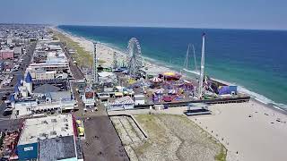 Seaside Heights New Jersey Aug 25 2022 Drone Video [upl. by Airtina]