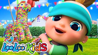 Break the Pinata  1 Hour Compilation of Childrens Favorites  Kids Songs by LooLoo Kids [upl. by Milicent]