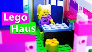 LEGO HAUS Einrichtung Küche amp Wohnzimmer  Tisch Fernseher Kühlschrank  DIY Inspiration Kids Club [upl. by Charo]