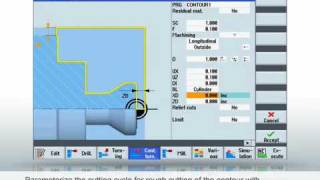 Tutorial Sinumerik 828D programGUIDE for Turning [upl. by Ahoufe]