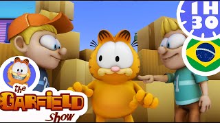 😹 Compilação de episódios do Garfield 😹  O Show do Garfield [upl. by Refinne504]