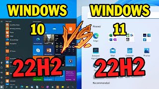 💻 Windows 11 22H2 VS Windows 10 22H2 ⚡ ¿Cuál tiene MEJOR RENDIMIENTO [upl. by Zirtaeb]