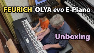 Unboxing  FEURICH affordable digital PIANO OLYA evo [upl. by Odnavres]