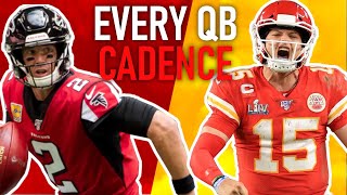 EVERY NFL QB’s Cadence 2020 Patrick Mahomes Lamar Jackson amp More [upl. by Nosyaj167]