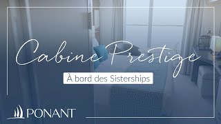 Cabine Prestige à bord des Sisterships  PONANT [upl. by Sofko]