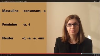 Polish for beginners Lesson 8 On ona ono grammatical gender  singular [upl. by Ahtera]