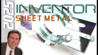 Autodesk Inventor  Sheet Metal  E11  Tutorial for Beginners [upl. by Atilek]