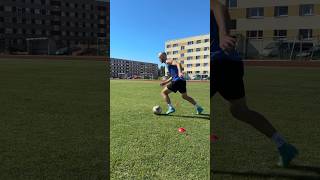 Dribbling Drill for Footballers youtubeshorts soccer football ll [upl. by Ylrebmek]